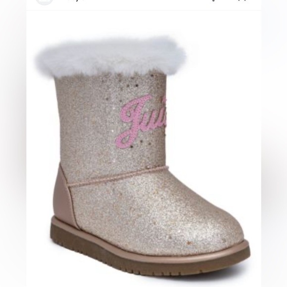 Juicy Couture Girls Malibu 2 Sparkle Boot - Picture 1 of 7